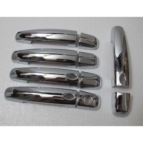 Chrome ABS Style Door Handle Cover Trim for 2006-2013 Suzuki Grand Vitara Smart Keyhole 10PCS