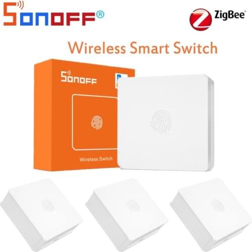 SONOFF SNZB-01 Smart Switch Zigbee Home DIY Switches Support Single/Double Press/Long Press/App Remote Control Works With IFTTT