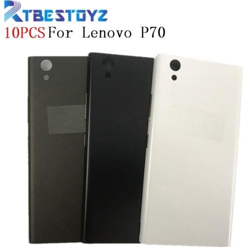 10PCS/lot Rear Back Battery Door Cover For Lenovo P70 p70a Housing with Buttons Replacement Repair Spare Parts For Lenovo p70-a