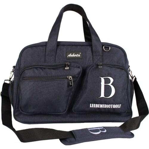 LB golf bag mens and womens clothing bag Boston golf shoes bag sports bag large capacity light cloth bag