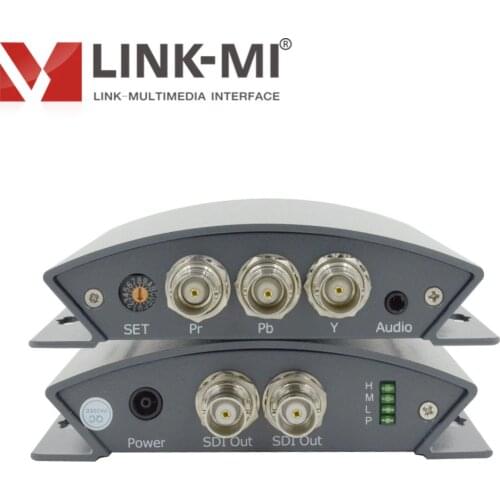LINK-MI PYS01 Broadcast YPbPr to SDI BNC Converter With DIP Switch 1080p YPbPr signal input and 3G/HD/SD SDI signal output