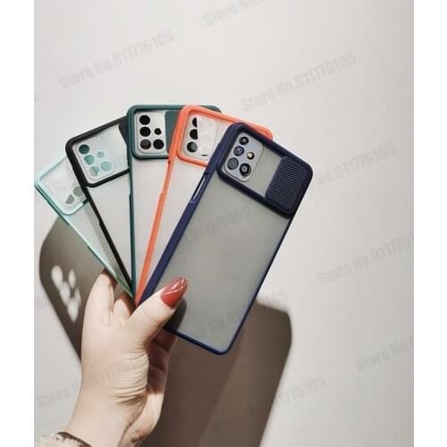 Soft Edge Matte Phone Case For Samsung Quantum2 A82 S21 S20 Ultra NOTE 20 Camera Lens Protective Case For Galaxy A32 A52 A72 A42