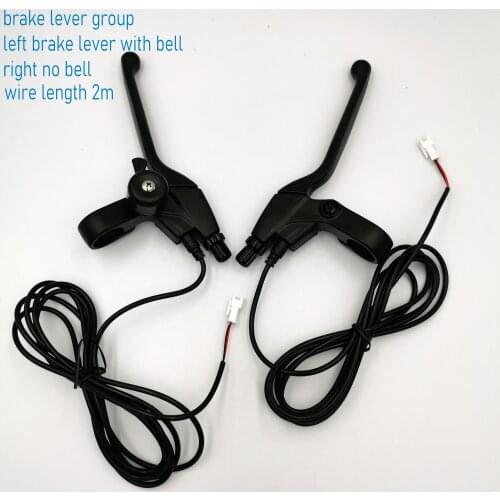 All Aluminum Brake Lever Group Left Brake Lever With BELL Cut Off Power And Brake Vehicle Electric Bike Scooter Brake Crank
