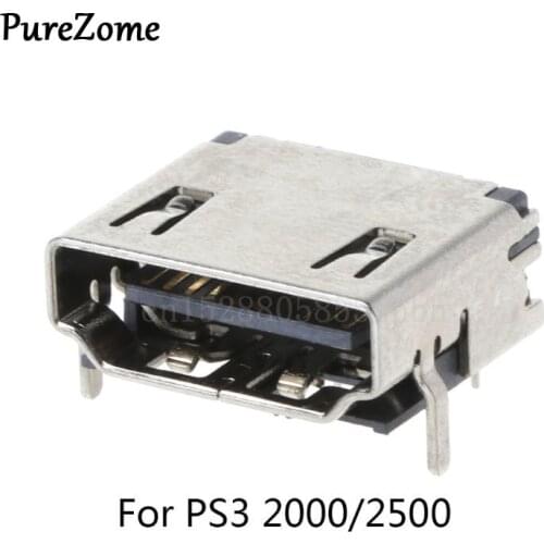 Socket Interface Connector HDMI-compatible Port for Sony Playstation 3 PS3 2000 2500 Accessories Parts