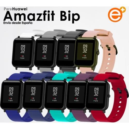 Strap Amazfit Bip replacement Bracelet silicone Flexible watch smart sport band Bracelet replacement soft waterproof