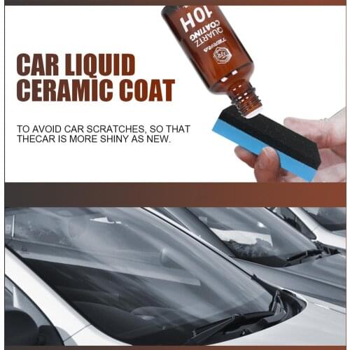 30/50ml Hardness 10H Super Hydrophobic Car Glass Coating Car Polishing Liquid Paint Coat Care Durable Anti-Corrosion Coating Set