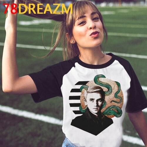 Draco Malfoy top tees t shirt women tumblr vintage harajuku kawaii grunge summer top ulzzang couple clothes