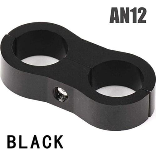 1Pc Universal Stepped Billet Dual AN12 Billet Oil Fuel Water Hose Tube Seprator Divider Clamp Aluminum Line Separator