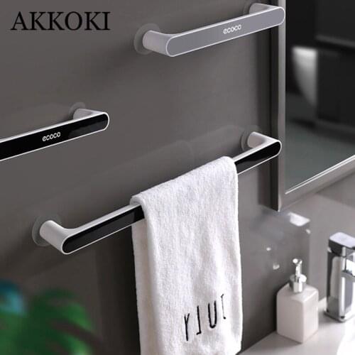 Towel Rack Free Perforated Wall-Mounted Toilet Bathroom Storage Hook Towel Rack Nordic Minimalist Creative Kitchen Rag Hanging