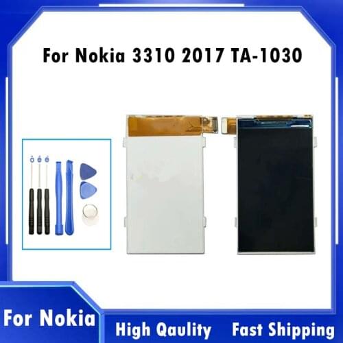 High Quality LCD For Nokia 3310 2017 3G TA-1022 TA-1036 TA-1006 Version LCD Display Digitizer + Tool
