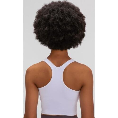 Nepoagym MOTION Women Sports Bra Naked Feel Racerback Tank Top High Impact Workout Bra Women Fitness Bra Yoga Bra