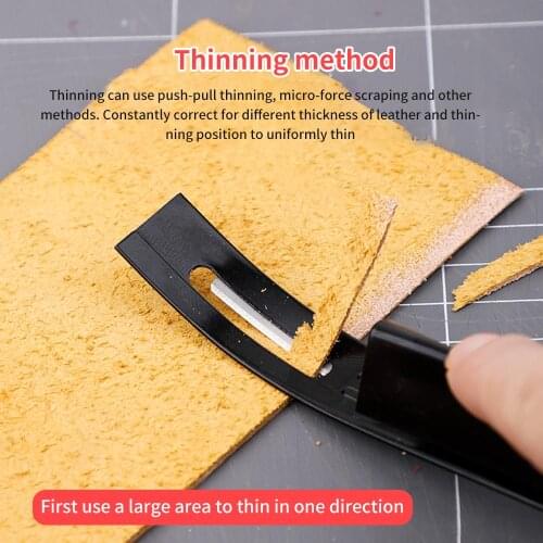 1 Set New Skiving Leather Specialist Craft Tools Cutting Edge for Cutter Punch High Quality Leather Thinning Knife