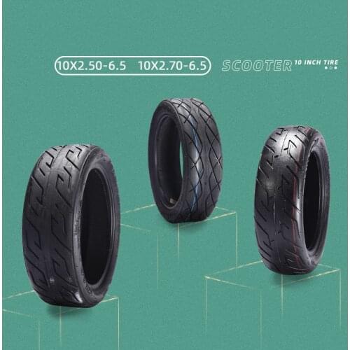 10 Inch Electric Scooter Vacuum Tire 10x2.70-6.5 Outer Tire 10x2.50-6.5 Vacuum Tire 70/65-6.5 Xiaomi Vacuum Tire