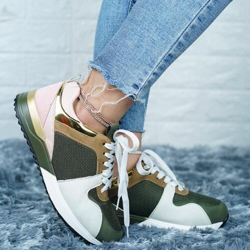 2020 Fashion Women Sneakers Casual Shoes Ladies Tennis Platform Sneaker Breathable Woman Travel Sport Shoes