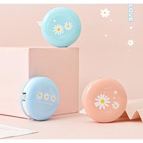 24 pcs/lot Kawaii Macaron Daisy 8M Correction Tape Cute Tapes Promotional Stationery gift School Office Supplies