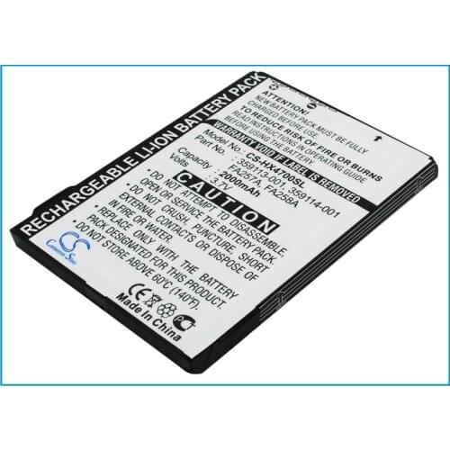 Premium Battery For HP iPAQ HX4700,iPAQ HX4705,iPAQ HX4715,iPAQ HX4800 2000mAh