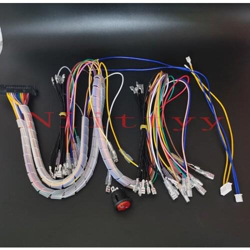 Arcade 40 Pin Cabinet Wire Interface Harness PCB Cable have 2.8MM with 5p and 4.8MM family Pandora box Game Consoles