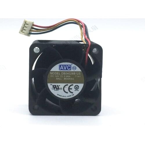 AVC DB04028B12S P141 DC 12V 0.96A 40x40x28mm 40mm case Server cpu computer cooling fan