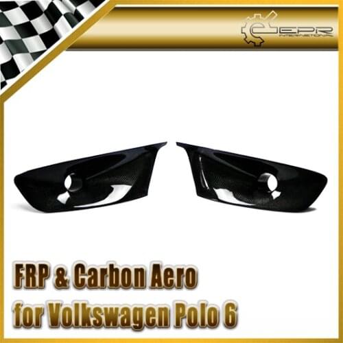 Car-styling For VW VW Polo 5 6R Carbon Fiber Front Fog Light Air Duct