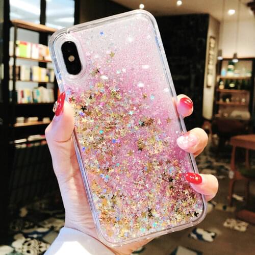 Glitter Quicksand Case for Huawei Honor 8A 8C 8X Max 8 9 10 Lite 7A 7C Pro 7S 7X 6A 6X 5X Dynamic Liquid Case Cover