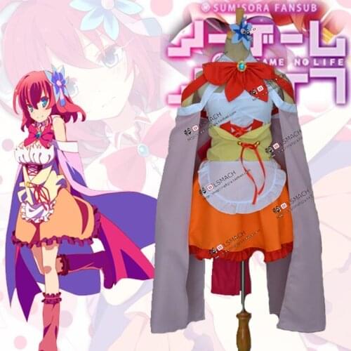 Customized Fashion Anime No Game No Life Cosplay Clothes Stephanie Dora Cosplay Costume Set