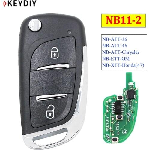 KEYDIY 2 Button Multi-functional Remote Control NB11-2 NB Series Universal for KD900 URG200 KD-X2 All Functions In One