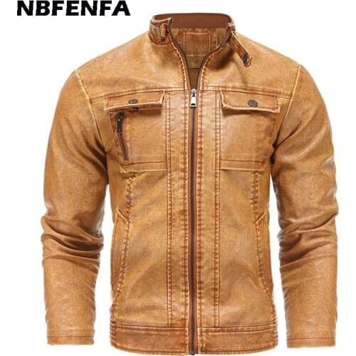 6xl Men PU Jackets Leather Coat Military Biker Jacket Bomber Windbreaker Winter Autumn Mens Clothing Solid Male Outwear LA019