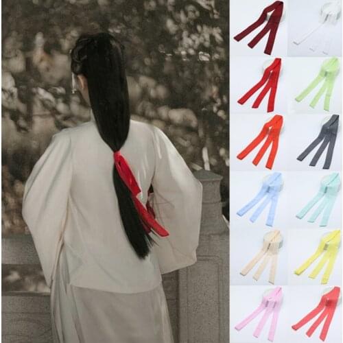 Ancient Style Hair Ribbons Headband Solid Color Hair Rope Chinese Style Traditional Hair Accessories Party Creative Gift
