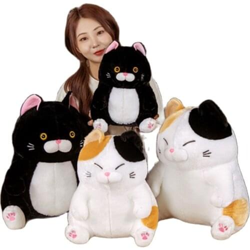 Cartoon simulation fat cat animal crossing soft plush toys pillow cushion decoration gift fabric comfortable and anti-extrusion