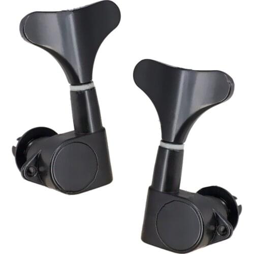 A set of 4pcs black bass guitar strings Tuning Peg Keys Tuner guitar accessories parts Musical instrument