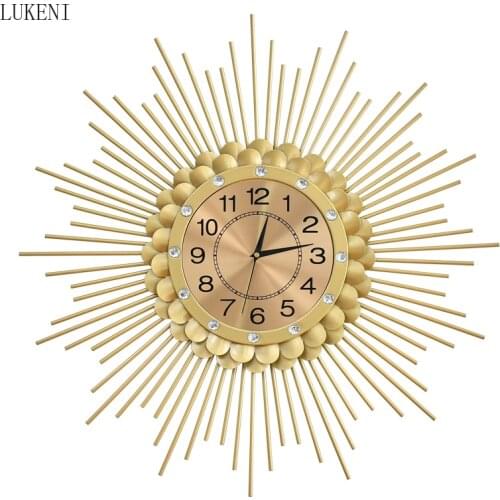 Wall Hanging Decoration Light Luxury Sunglasses Metal Wrought Iron Wall Decoration Wall Living Room Dining Room Wall Clock