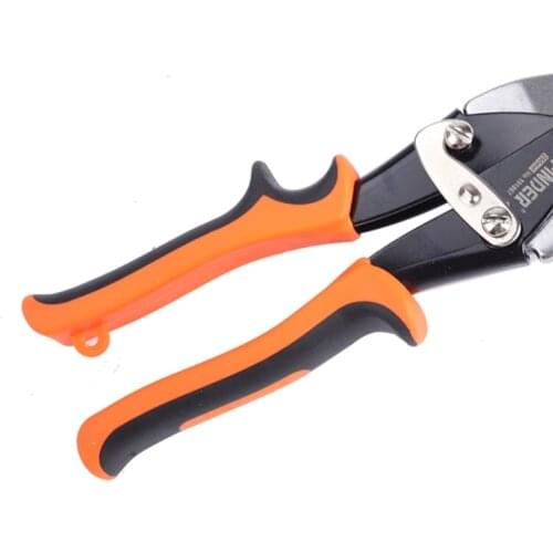 Hard Metal Shears Cutting Scissors Hand Tool Straight Curved Left and Right Cut Offset Tin Cutting Shears Comfortable