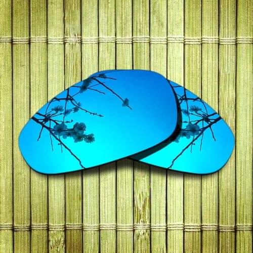 Polarized Replacement Lense For-Oakley Juliet Sunglasses Frame - Blue Color Mirrored Coating