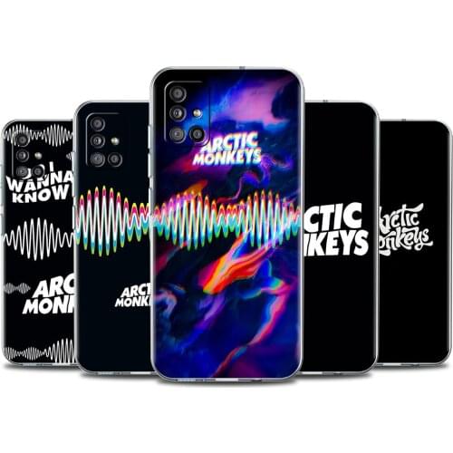 Transparent Case for Samsung Galaxy A51 A21s A71 A12 A31 A52 A41 M51 A32 A02s M31 A11 Silicone Phone Cover Rapper Arctic Monkeys