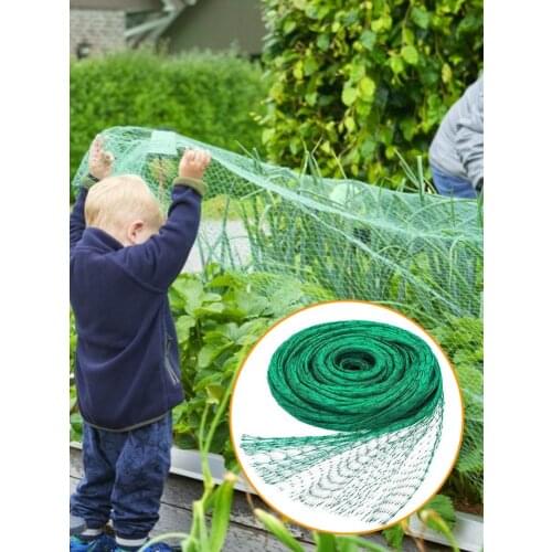 10m Garden Netting Green Woven Mesh Protect Plants Fruits Flowers Trees Stretch Fencing Durable Net Stops Birds Deer Animals
