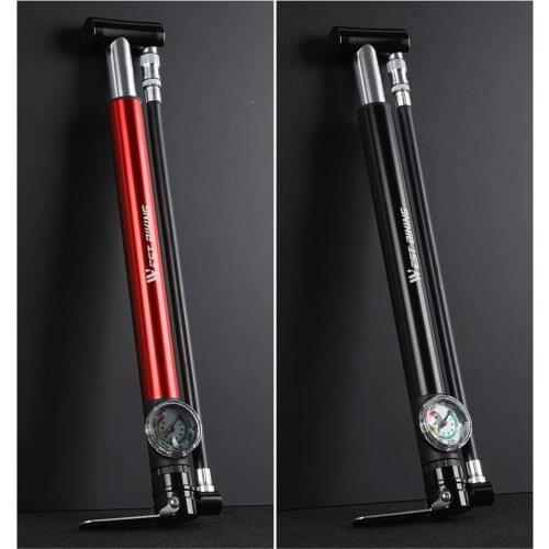 Bike Pumps130PSI Handheld Bicycle Air Pump Tyre Inflator with Pressure Gauge