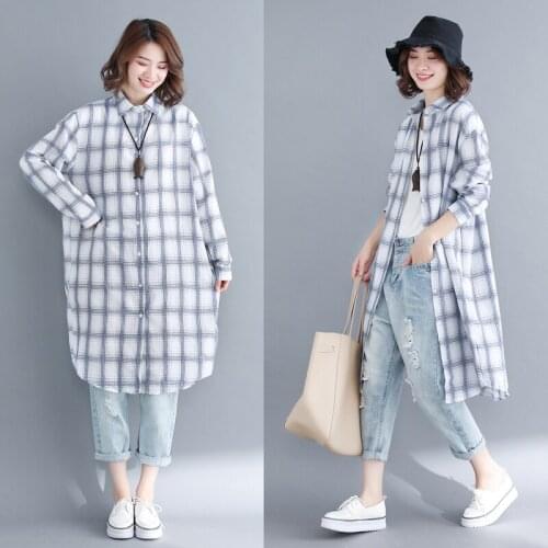 Блузки в клетку Ryseleco China At AliExpress