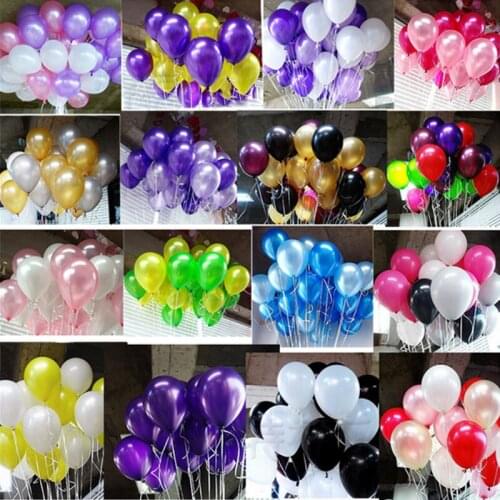 100pcs 10 Inch 1.5g Latex Balloons Colorful Party Latex Air Ballons Kids Inflatable Toy Birthday Wedding Supply Decorate balloon