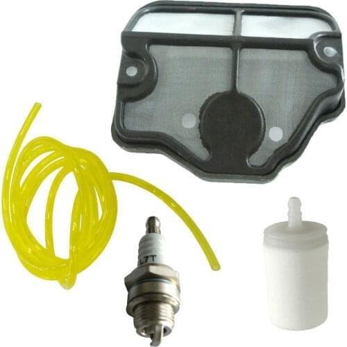 Spark Plug Air Filter Cleaner Fuel Line Fit Husqvarna 36 41 136 137 141 142
