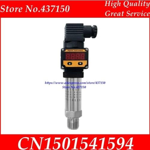 LED LCD Digital display pressure transmitter, LED display pressure sensor, constant pressure water supply sensor 4-20mA DC24V