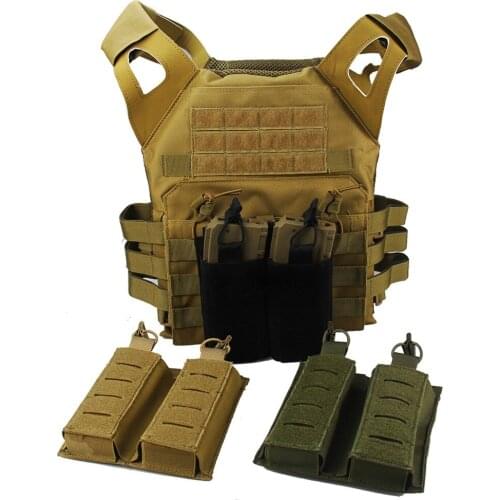 Tactical Molle Magazine Pouch Airsoft Rifle Pistol Double Mags Bag Cartridge Pouches Hunting Paintball Mag Holder Carrier