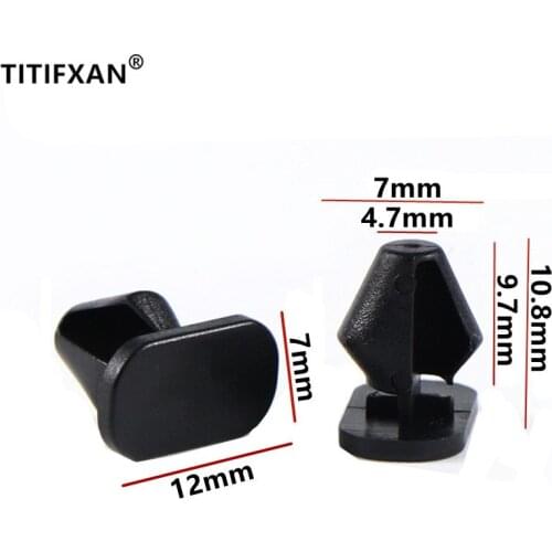 10Pcs For BMW X1 X2 For Mini Rear Door Sealing Strip Plastic Fasteners Clips Car Rivet Pins