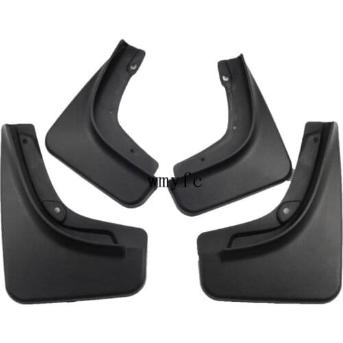 Car Styling for jeep compass 1.4T 2017 2018 Accessories Mud Flaps Splash Guards Front Rear Mud Flap Mudguards Fender Black 4pcs