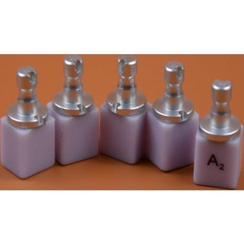 5pcs I12 HT e.max CAD CAM Lithium Disilicate Glass Ceramic Blocks A1 A2 A3 A3.5 colors Sirona Cerec Emax Blocks