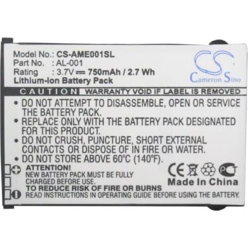 Cameron Sino 750mAh battery for AMOI AL-001 for ORANGE New York VoIP Phone Battery