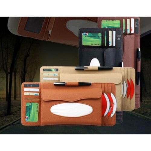 Lichee Pattern NEW Portable 4 Disc Capacity DVD CD Case for Car Media Storage CD Bag -20
