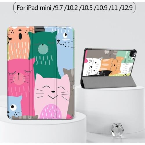 MTT For iPad Air 4 Pro 11 12.9 Case 2020 2021 For iPad 8th Generation Funda Leather mini 5 Air 2 9.7 10.2 10.5 10.9 inch Cover