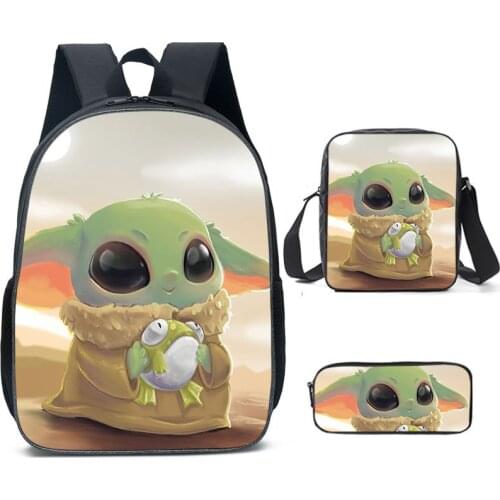 Disney Youda baby 3pcs/Set Backpack Star Wars Boys Gilrs Primary School Bags Travel Bag Multifunctional Children Mochilas