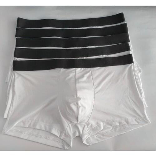 Mens Underwear Ice Knife Deer Feet Solid Color Fresh Soft Comfortable Underwear