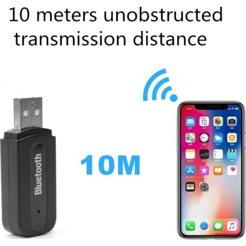 Home Speaker 3.5 Mm Jack Bluetooth 4.0 Receiver Interface 1 USB Wireless Music Stereo Receiver Adapter For Encrypted Audio